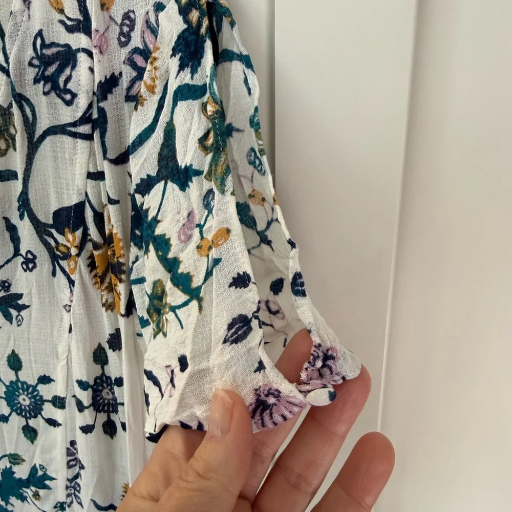 Lucky Brand Floral Print Top - Picture 4 of 5